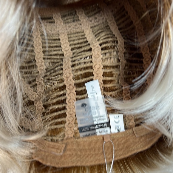 NWT MODIX X HAIR ENERGY GILDA MONO WIG BY ELLEN WILLIE ICE BLONDE SHADED - Picture 12 of 14